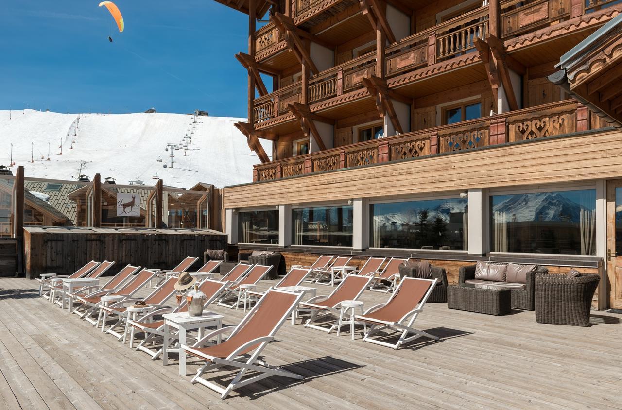 Hotel Au Chamois D'Or By Les Etincelles Alpe d'Huez Exteriér fotografie
